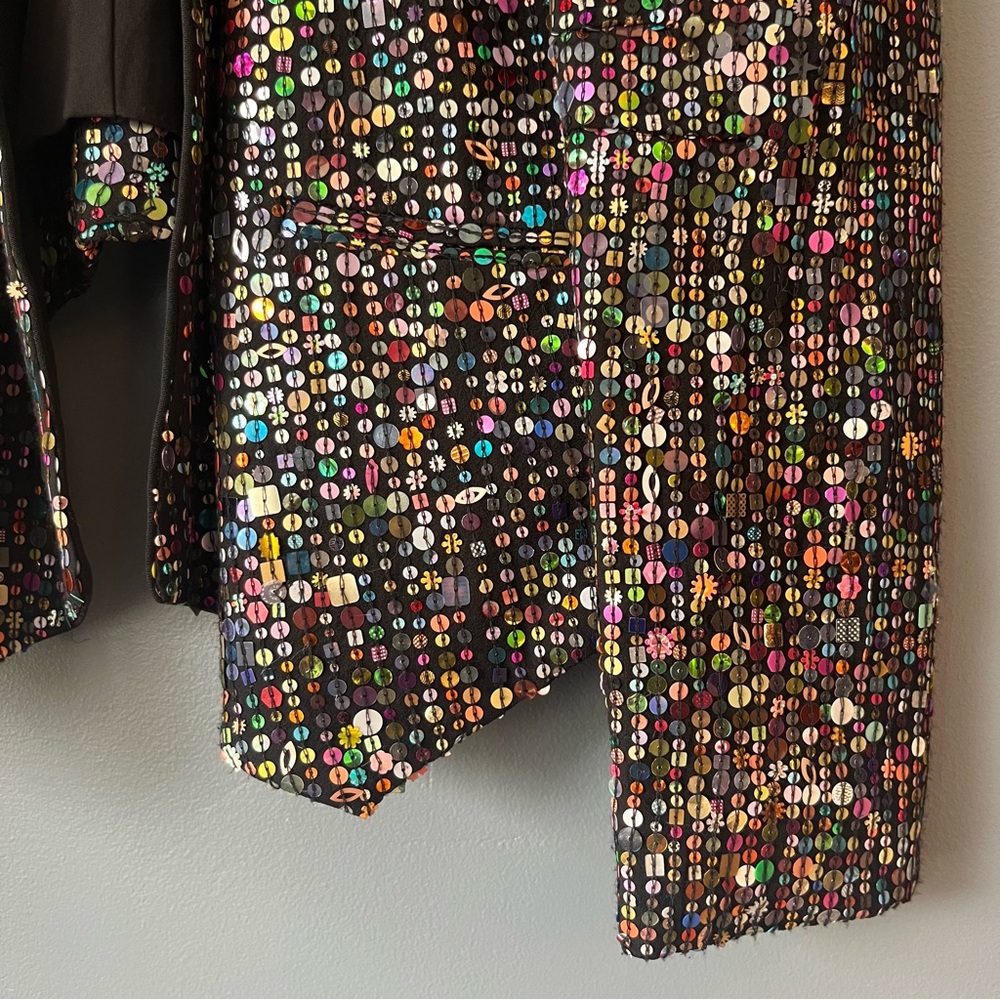 Rebecca Minkoff Becky Sequin Jacket Blazer - Picture 5 of 11
